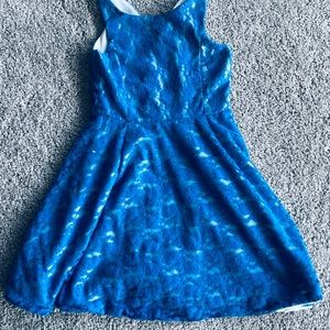 Blue dress girls 8 years